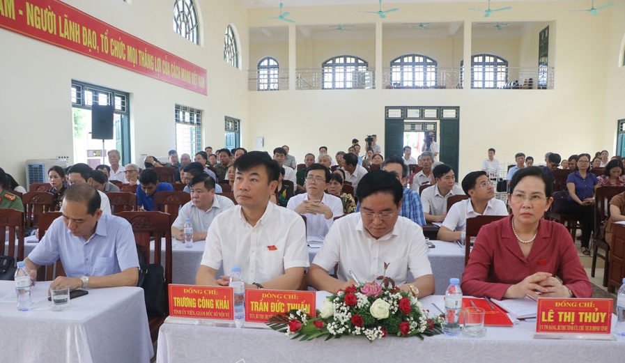 Thường trực HĐND tỉnh Hà Nam tổ chức hội nghị tiếp xúc cử tri tại huyện Lý Nhân, huyện Bình Lục và thành phố Phủ Lý
